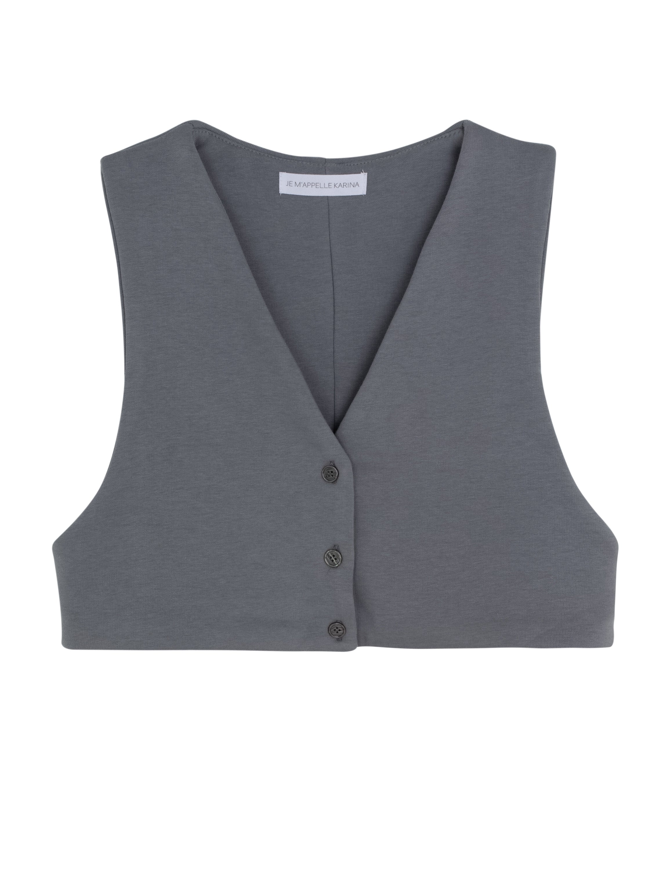 VEST TOP gray