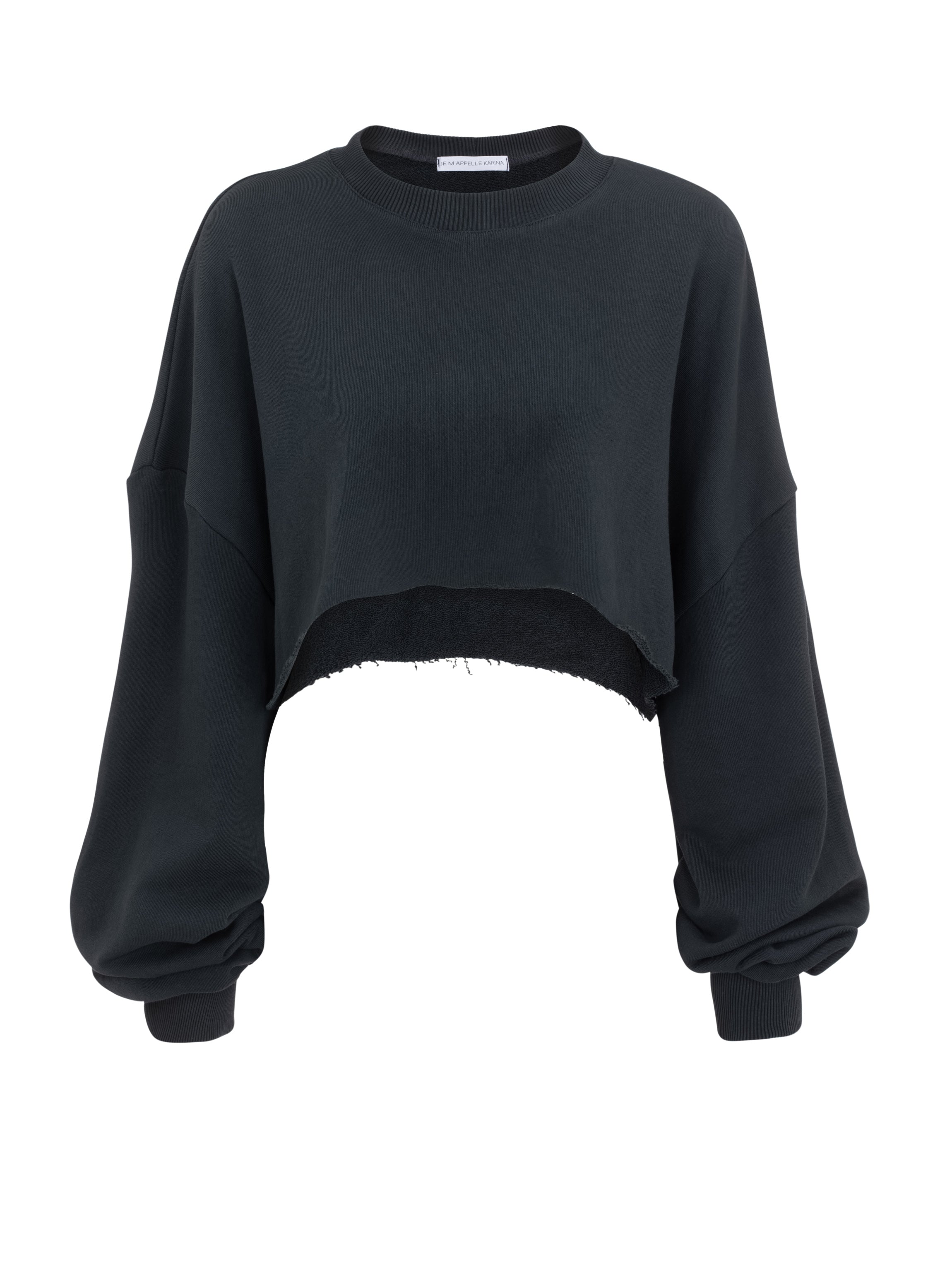 LIZA SWEATSHIRT wash dark gray