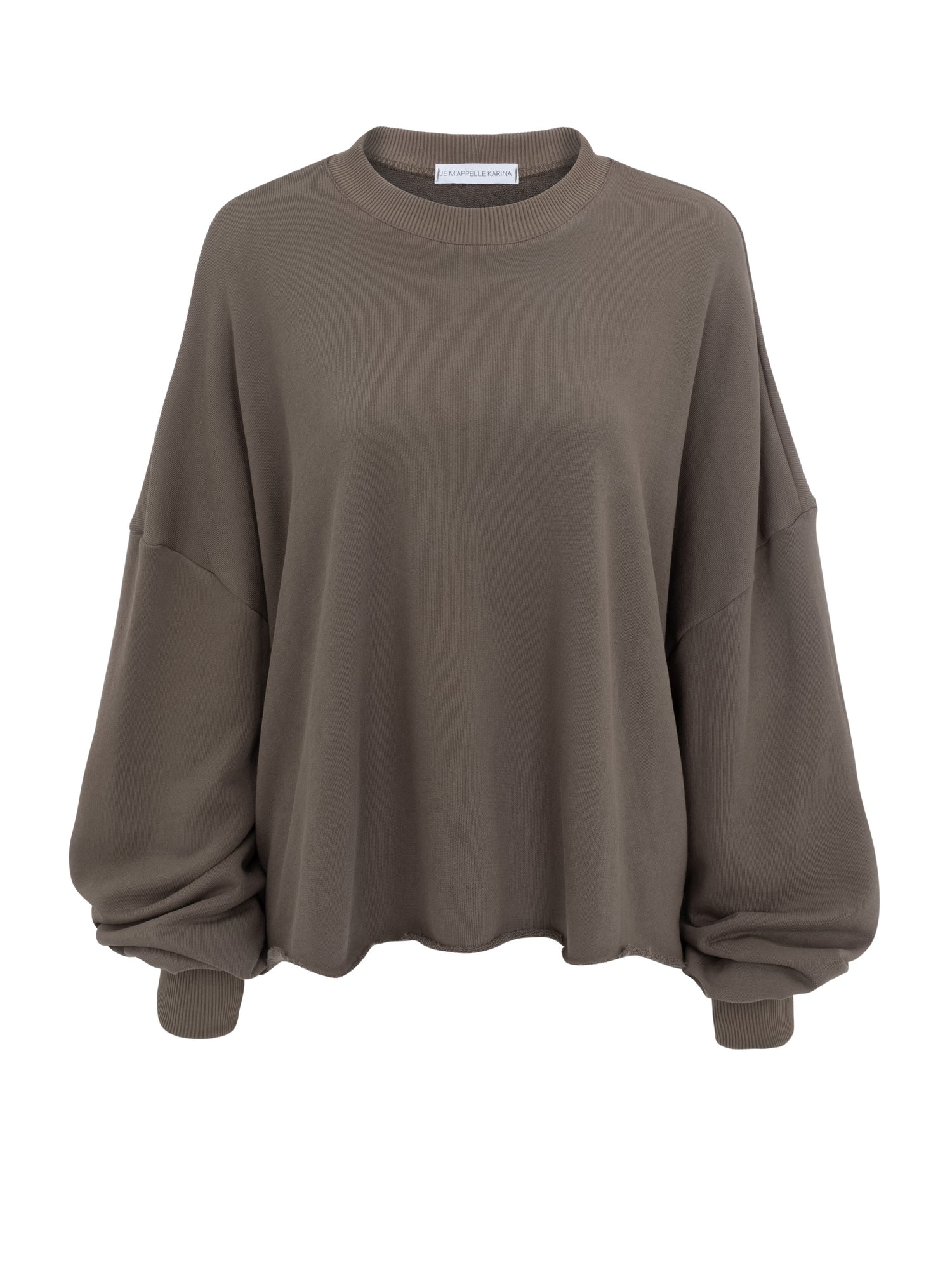 NORMI SWEATSHIRT wash brown