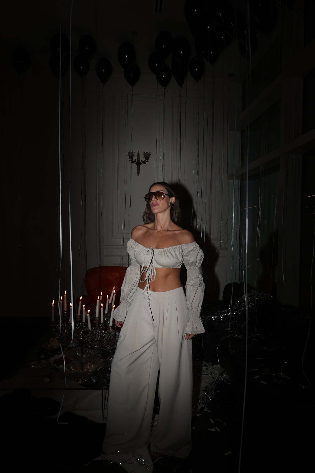 LINCOLIN PANTS cream