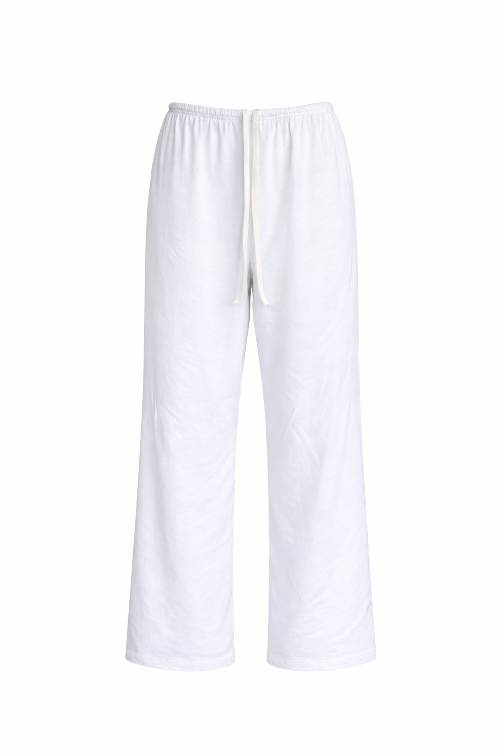 JIA SHEER PANTS white