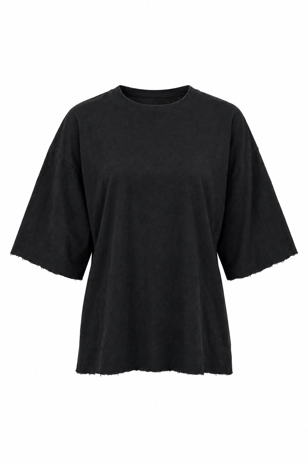 BARE OVERSIZE TEE black
