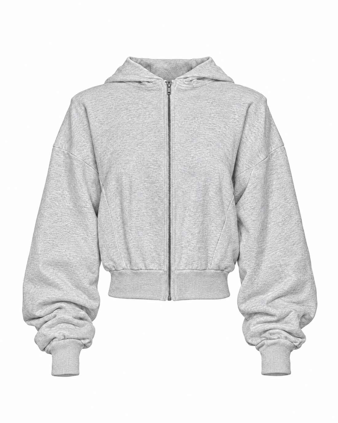 MARGOT ZIP HOODIE melange