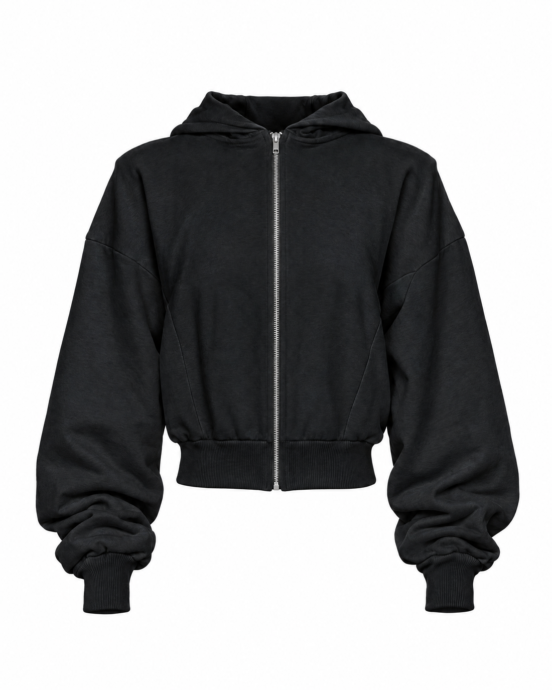 MARGOT ZIP HOODIE black