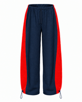 SIMONE SWEATPANTS navy&red