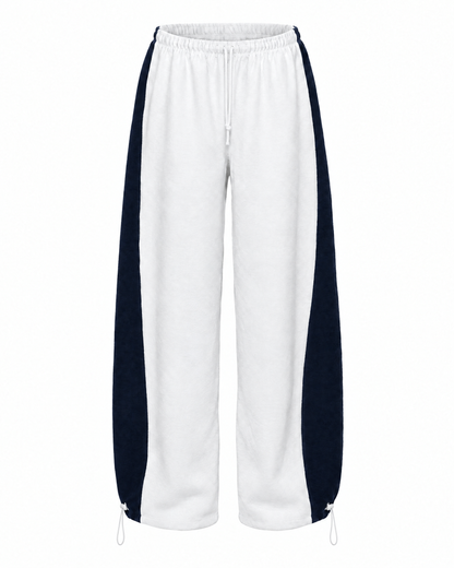 SIMONE SWEATPANTS white&amp;navy