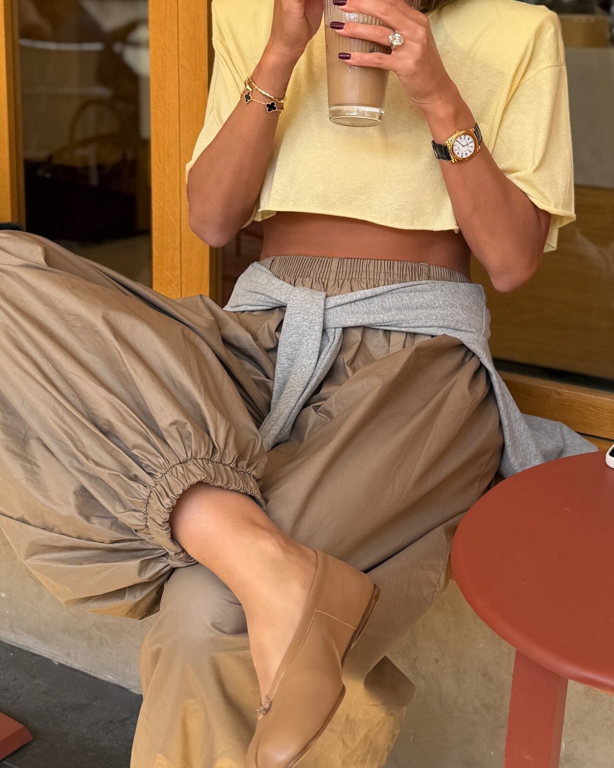 Bold Yellow & Khaki Pants