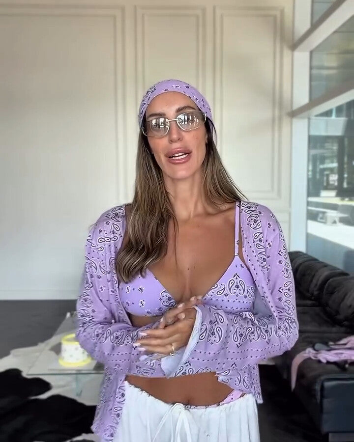 Marbella Bandana & White