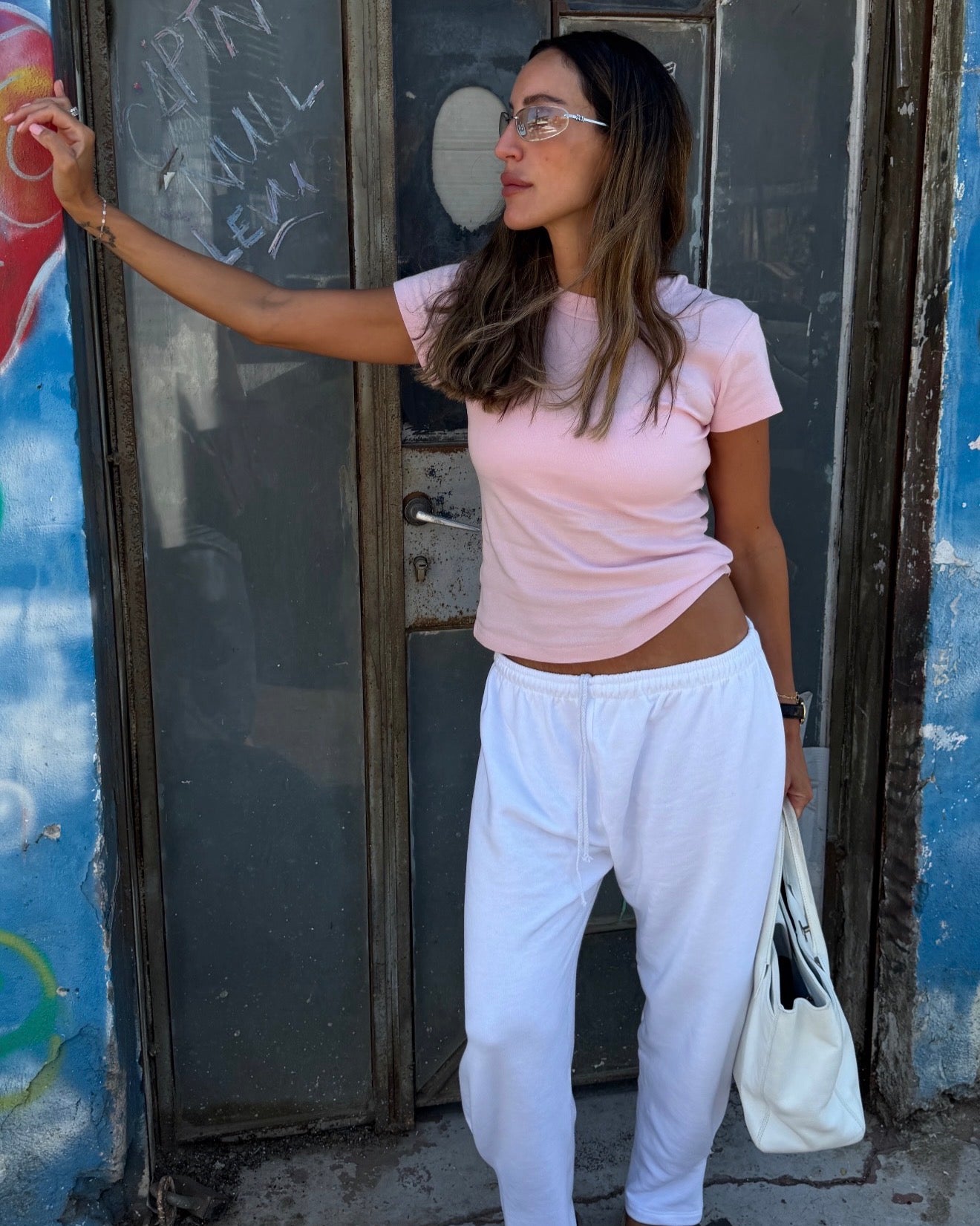 Montana Pink full look on model