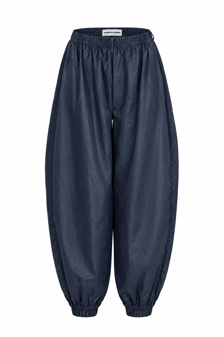 SERAFINA NYLON PANTS navy